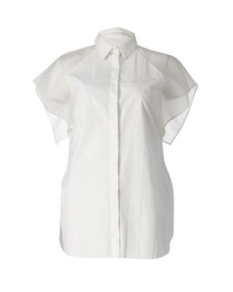 Giambattista Valli Top in White Cotton