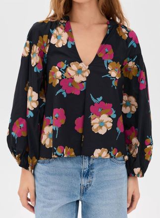 Apiece Apart Womens Anfa Shirred Top In Floating Floral