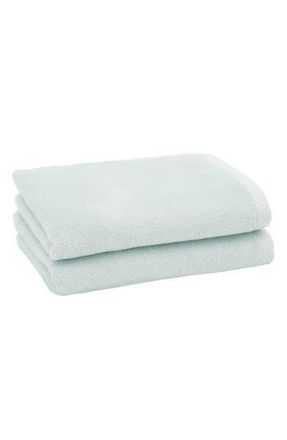 Linum Home Textiles 2-Pack Ediree Cotton Fingertip Towel Set in Aqua at Nordstrom Rack