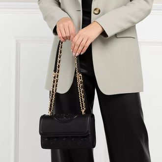 Tory Burch Tory Burch Shopper - Fleming Small Convertible Shoulder Bag - Gr. unisize - in Schwarz - für Damen