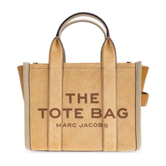 Marc Jacobs Handbags, female, Brown, Size: ONE SIZE The Suede Small Tote Bag