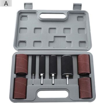 OEM Tambor De Lijado - Kit 20 Piezas Con Estuche - Para Taladro De Banco Y Taladro Manual - Mandril Universal 6,35 Mm