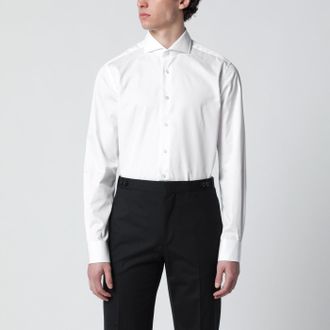 Xacus Camicia Travel Tailor Fit bianca