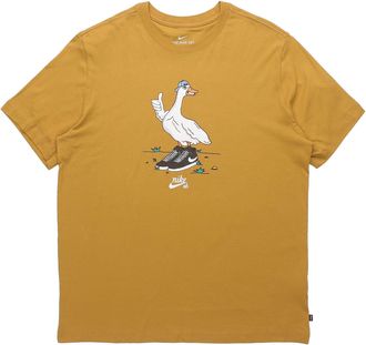Nike Large Skateboard Short Sleeve Yellow BV7066-790