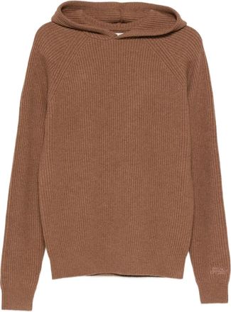 MC2 Saint Barth Malcolm wool hoodie - men - Merino - M - Brown