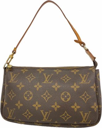Louis Vuitton Brown Pouch (Pre-Owned)