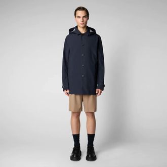 Save The Duck Benjamin Regenjas - Heren - Regenjassen - Blauw - 2XL - Polyester - Jassen