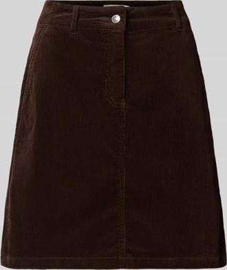 Freequent Minirock aus Cord Modell Cordy in Dunkelbraun, Größe S