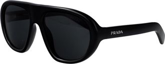 Prada Womens Sunglasses 0pr C05s Black Acetate