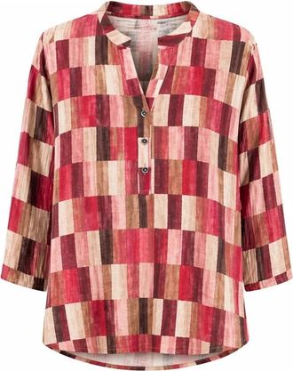 2-Biz Blouses & Shirts - Dames - Blouses - Veelkleurig - XL - Overhemden