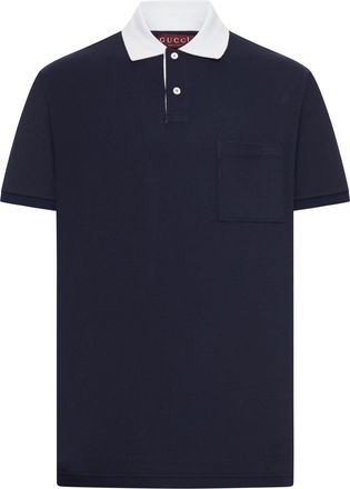 Gucci STRETCH COTTON PIQUET POLO - Gucci - Man