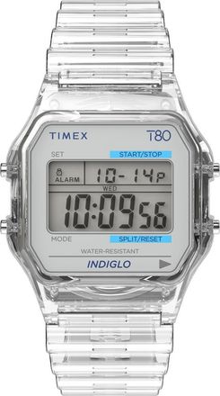 Timex Timex T80 34mm Resin Strap Watch in Grey at Nordstrom