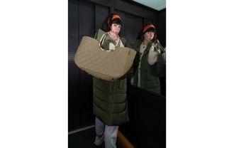 Reisenthel Einkaufskorb REISENTHEL Loopshopper L, Damen, braun, Polyester, Einkaufsk&ouml;rbe Einkaufskorb