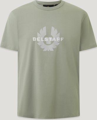 Belstaff Surface T-shirt Mens Cotton Jersey Lichen Size 2XL
