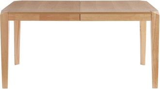 Miliboo Mesa Extensible De Contrachapado De Fresno Y Madera De Caucho 150-180 Cm Bolly