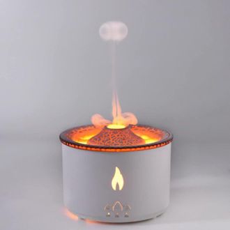 OEM Difusor De Aceites Esenciales Con Forma De Volc&aacute;n, Modo Medusa Y Niebla De Llama, Humidificador De 360 Ml Con Luz Nocturna Para El Hogar, Yoga, Oficin