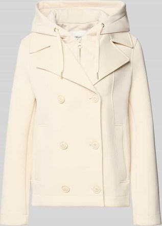 s.Oliver Red Label Regular Fit Sweatjacke mit Viskose-Anteil in Kitt, Gr&ouml;&szlig;e 32