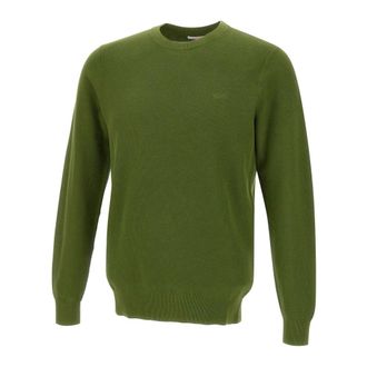 Sun 68 Round-neck Knitwear, male, Green, Size: 3XL Sweater Vintage