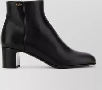 Prada leather ankle boots