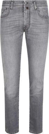 Jacob Cohen Slim-fit Jeans - Heren - Slim Fit Jeans - Grijs - W36 - Jeans