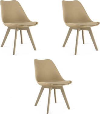 OEM Silla Mark - Beige Oscuro / Patas Beige X 3