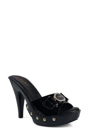 Candie's Lorenna Platform Sandal in Black at Nordstrom, Size 7