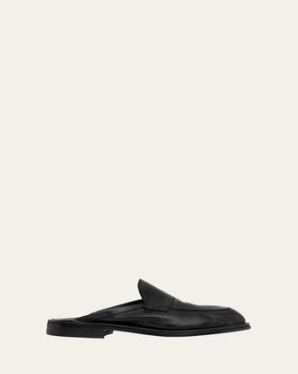 Pierre Hardy Noto Leather Loafer Mules