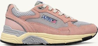 Autry SNEAKERS HYPERWAY IN MESH E SUEDE POWDER E ARGENTO
