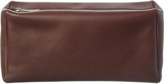 The Row Leather Clutch