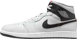 Nike Jordan Air Jordan 1 Mid Leather Basketball Sneakers - Heren - Sport - Wit - Maat: 42 EU Leer