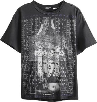 Enfants Riches Deprimes Hollywood Couronne Graphic-print Distressed T-shirt