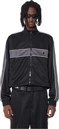 AMBUSH Track Jacket Tap - Heren - Vesten met rits - Zwart - M - Polyester - Hoodies & sweatvesten