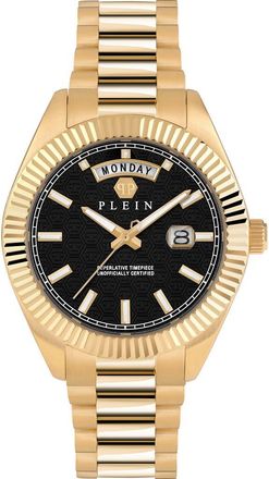 Philipp Plein Date Superlative Bracelet Watch, 42mm in Ip Yellow Gold at Nordstrom