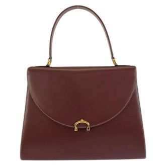 Cartier Pre-owned Must Line Lederen Handtas - Dames - Vintage Handtas - Rood - ONE Size - Leer - Vintage