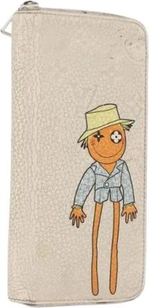 Louis Vuitton Pre-owned Wallets, female, Beige, Size: ONE SIZE Pre-owned Canvas Wallet