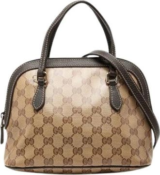 Gucci Pre-owned Satchel - Dames - Vintage Handtas - Beige - ONE Size - Vintage
