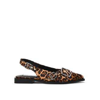 Steve Madden Womens Grezly 732 Ballet Flats - Brown Fabric - Size UK 6