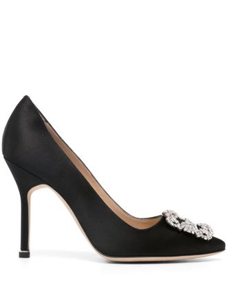 Manolo Blahnik Pumps Hangisi 110mm - Nero