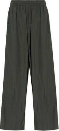 Balenciaga Broek met zakken - Heren - Wijde Broeken - Groen - S - Katoen - Broeken