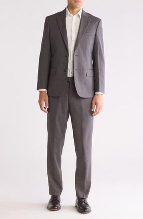 Scotch & Soda Modern Fit Solid Grey Wool Suit at Nordstrom Rack, Size 46 Long