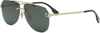 Fendi Sunglasses, male, Yellow, Size: 61 MM Sky Sunglasses