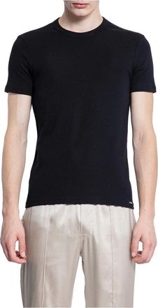 Tom Ford T-Shirts, male, Black, L, Long John