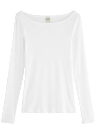 Flore Flore Flore Flore Tende Cotton top - White - M (UK12 / M)