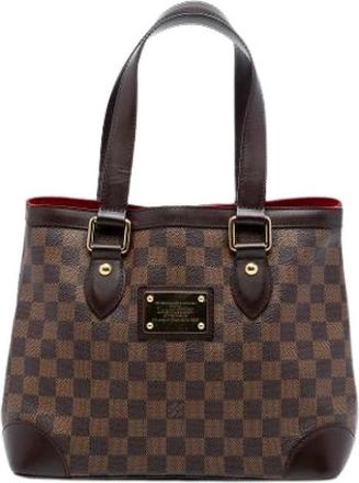 Louis Vuitton Pre-owned Tote Bags, female, Brown, Size: ONE SIZE Pre-owned Hampstead PM Tote Bag