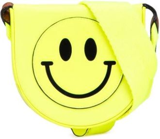 Loewe Pre-owned Smiley Heel Crossbody - Dames - Vintage Schoudertas - Geel - ONE Size - Leer - Vintage