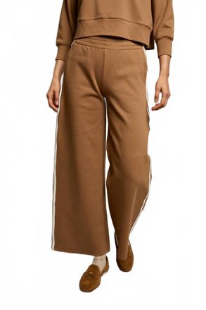 perfectwhitetee Mikos Wide Leg Pants In Mocha