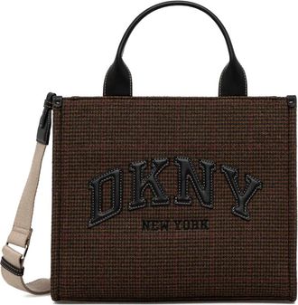 DKNY Borsa tote con logo - Marrone