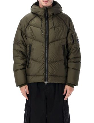 C.P. Company Quilted Down Shield Puffer Hoodie