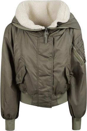 Ermanno Scervino Dames, Jassen, Groen, Maat: 3XS Polyamide