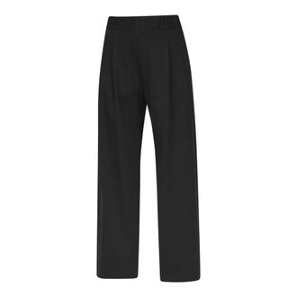 Semicouture Dames, Broeken, Zwart, Maat: XL Viscose